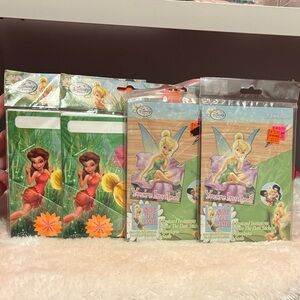 Tinker Bell Disney Fairy Invitation and loot bag party Set